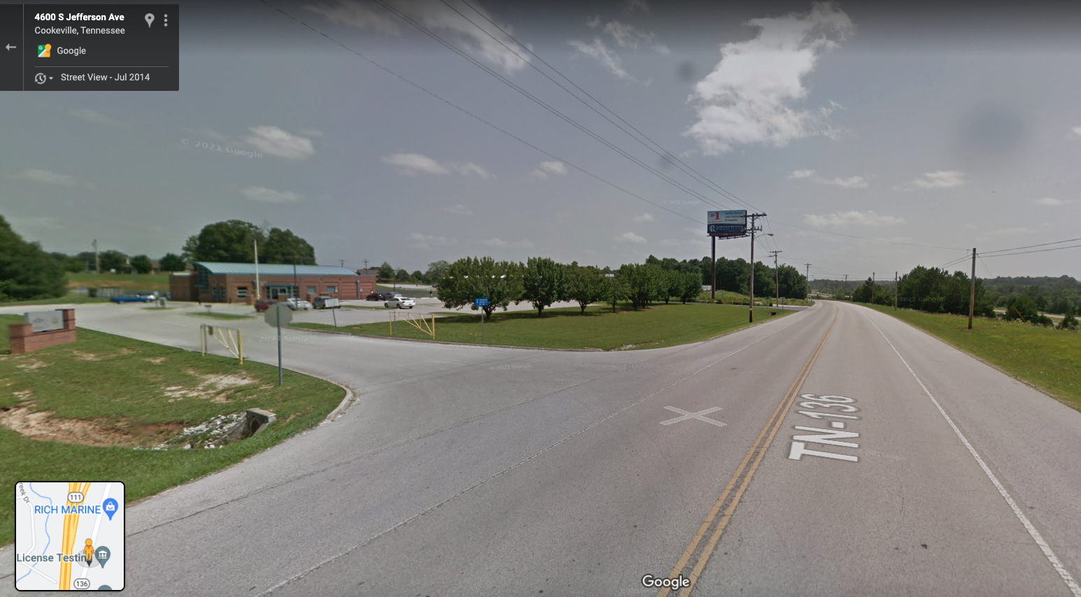 Highway 111 / Old Cookeville Hwy. (DMV Location) Standard Wrap